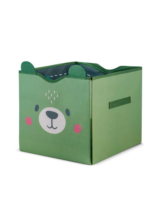Nukido Children's Storage Basket made of Fabric Green 33x32x39cm 1pcs