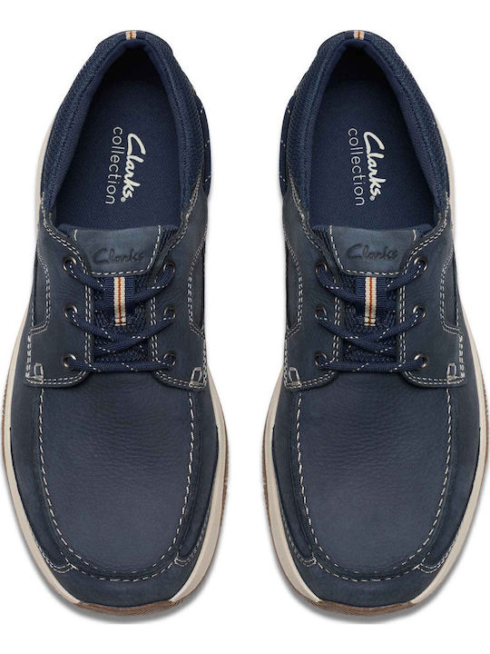 SAILVIEW LACE Men's Leather Casual Shoes Blue