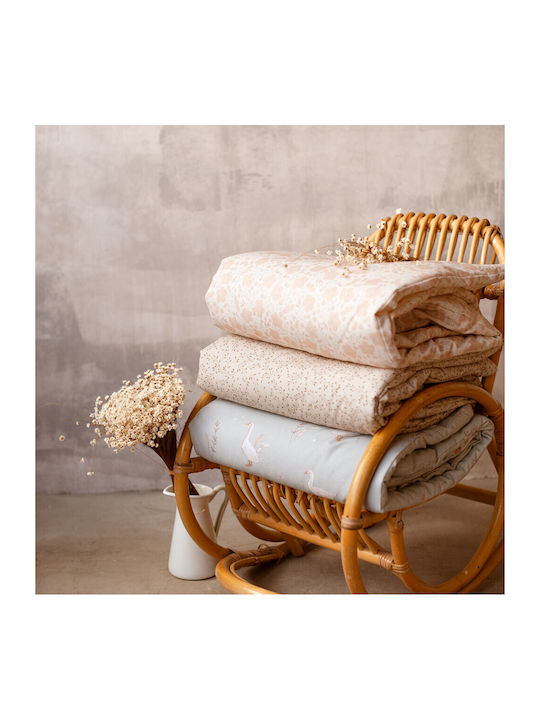 Color Stories Set Duvet Crib Cotton Beige beige 70x100cm