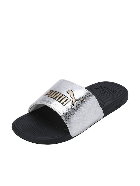 Puma Cat 2.0 Frauen Flip Flops in Silber Farbe