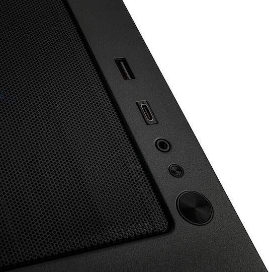 Phanteks XT Pro Gaming Midi Tower Κουτί Υπολογιστή με Πλαϊνό Παράθυρο Μαύρο