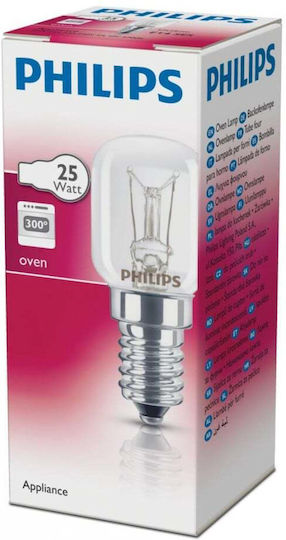 Philips Furmlampe 25W für Backofen Glühbirnensockel E14