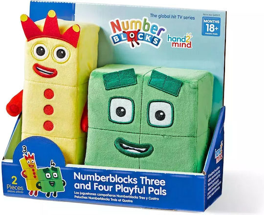 Learning Resources Numberblocks Λούτρινα Αριθμοκυβάκια 3 & 4 Από 1,5+ Ετών Hm 94555-uk