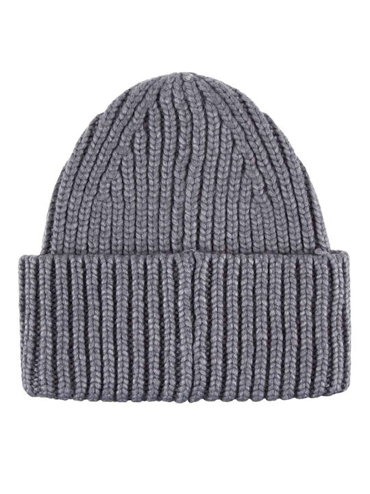 Beanie Unisex Σκούφος με Rib Πλέξη σε Γαλάζιο χρώμα