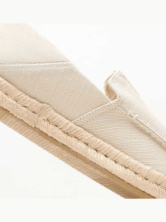 Alonso Loafer Rope Fabric Men's Espadrilles in Beige Color