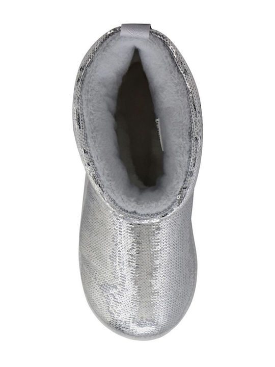 Classic Mini Mirror Ball Γυναικεία Μποτάκια Ασημί