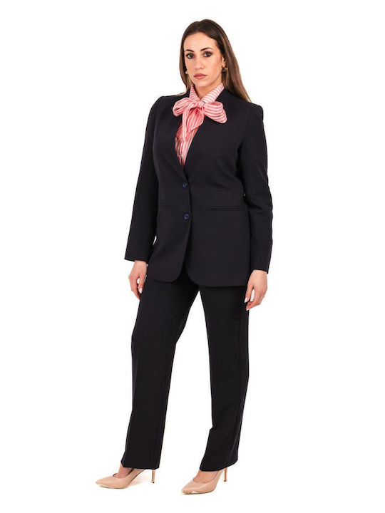 Passager Women's Waisted Blazer Blue