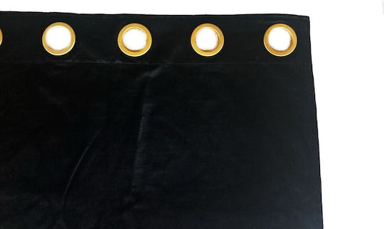 Decotelia με Τρουκς Μαύρη 150x230εκ.