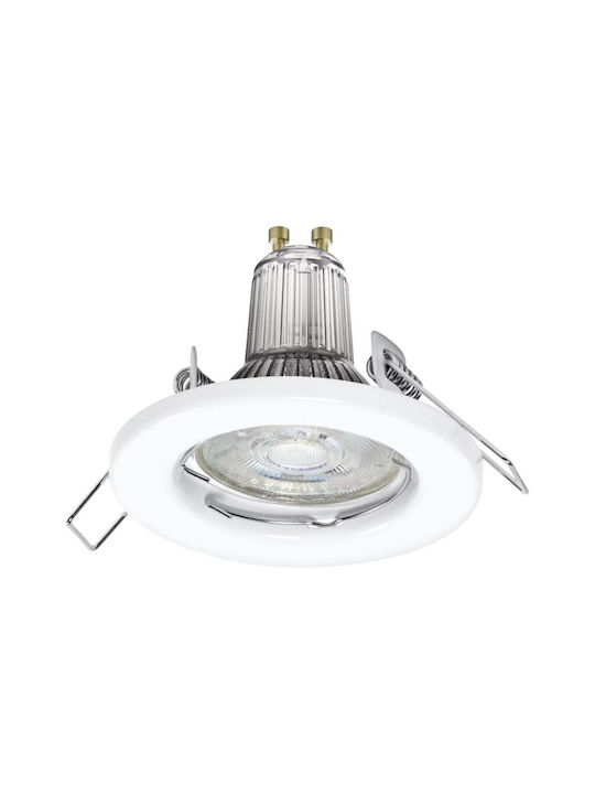 Osram Rechteckig Einbau Spot mit integriertem LED und Warmweißes Licht Weiß 3x2cm.