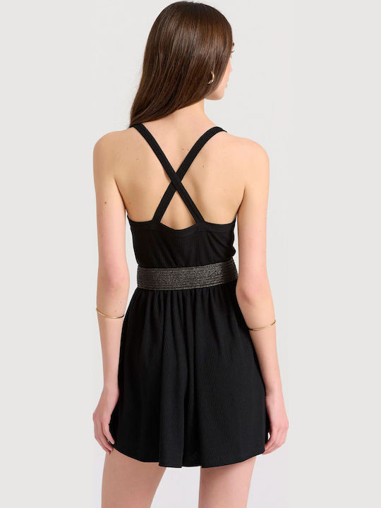 Damen Einteiler Shorts Schwarz