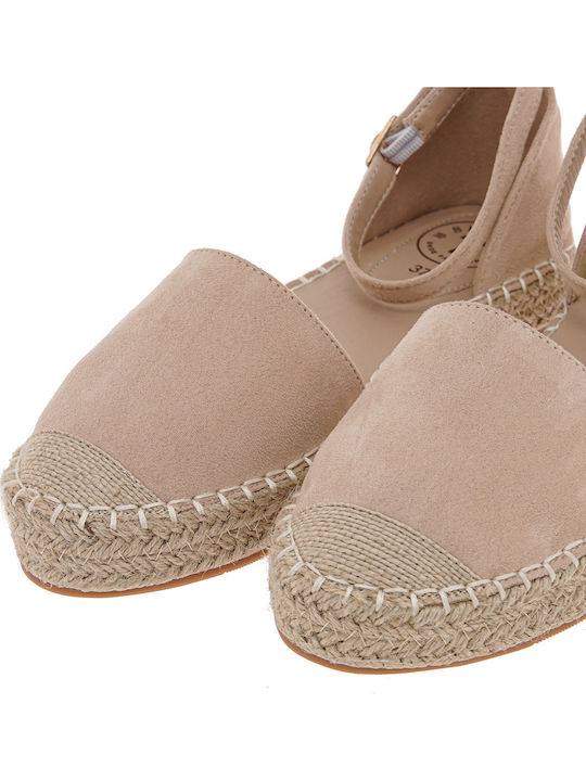 Wildleder Damen Espadrilles in Rosa Farbe