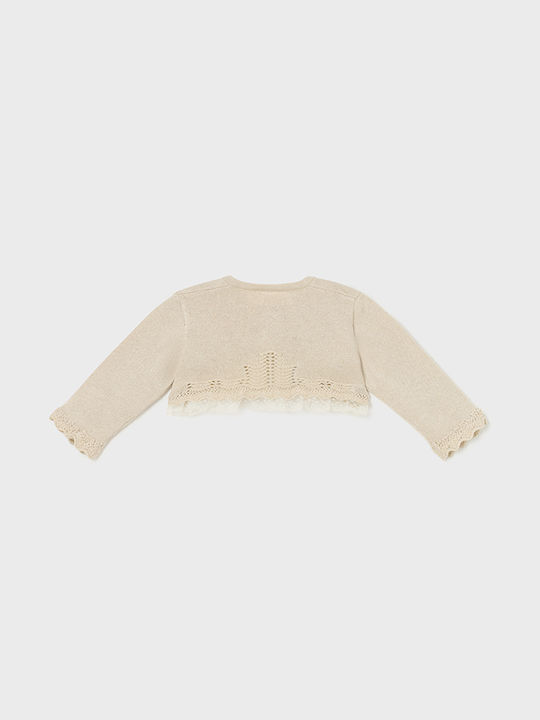 Mayoral Kids Cardigan Champagne