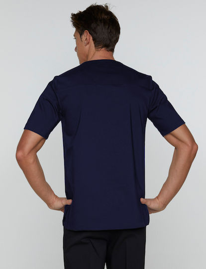 Ayo Bluse Koch Baumwolle Blau mit Langärmelig