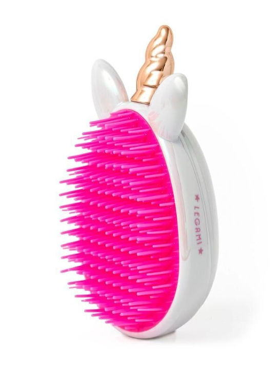 Legami Milano Kids Hair Brush Unicorn Pink