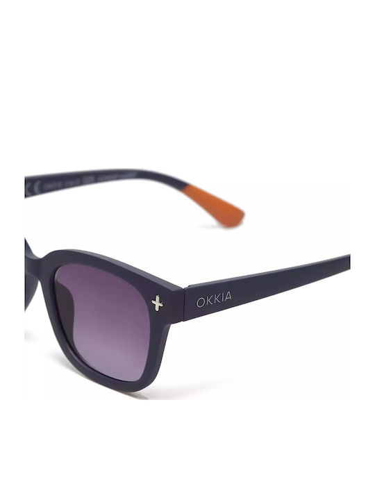 Okkia Giovanni Unisex Γυαλιά Ηλίου με Μωβ Κοκκάλινο Σκελετό και Μωβ Φακό 0K012-MN