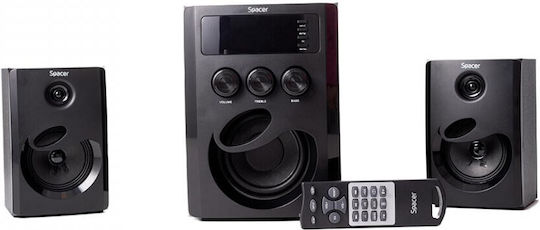 Difuzoare Fără Fir Difuzoare de Calculator 2.1 cu Bluetooth și Putere 20W în Negru Culoare