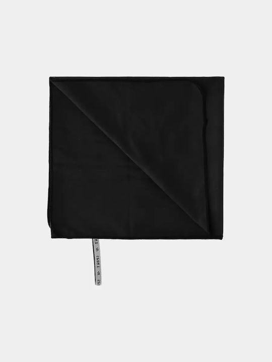 4F Microfiber Black Gym Towel 80x170cm