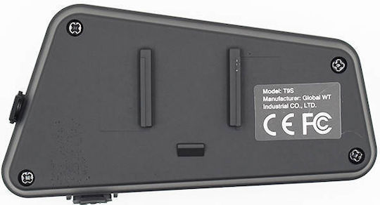 Toucare T9S Ενδοεπικοινωνία Μονή για Κράνος Μηχανής με Bluetooth
