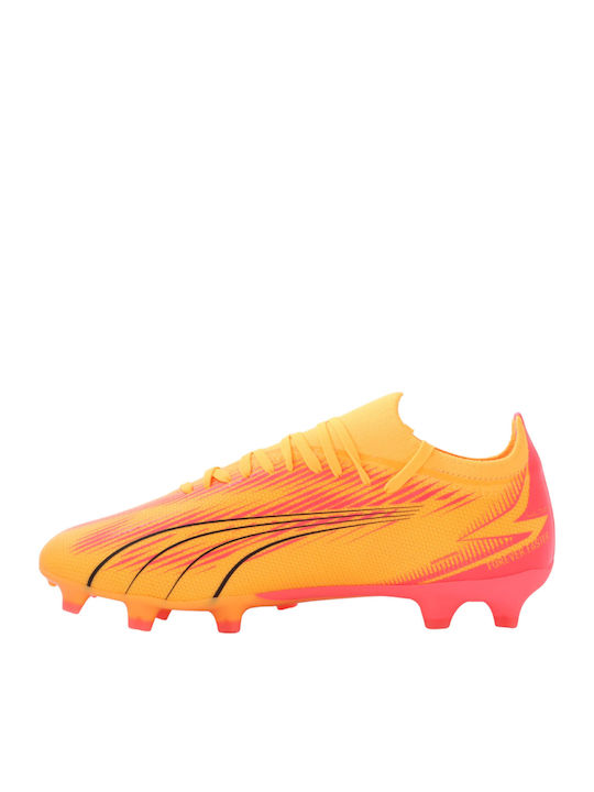 PUMA Ultra Match Football Shoes with Cleats Orange