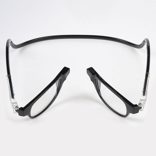 Reading Glasses +2.00 with Magnet in Black color AG-A008