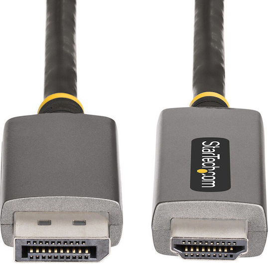 StarTech Cable DisplayPort male - HDMI male 2m Μαύρο (133DISPLAYPORTHDMI21)