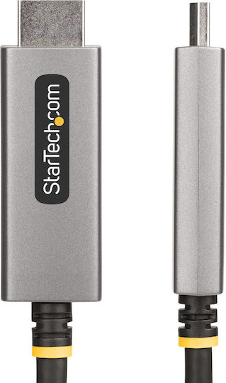 StarTech Cable DisplayPort male - HDMI male 2m Μαύρο (133DISPLAYPORTHDMI21)