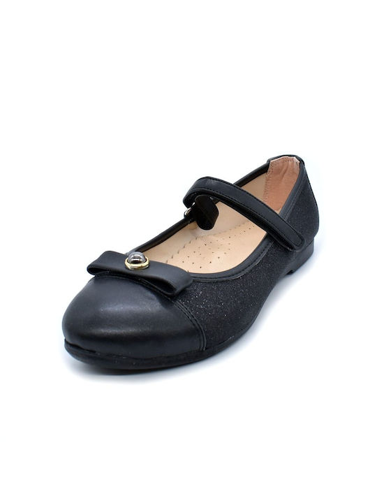 Bibelot 2201BLK Kids Ballerinas for Girls Black