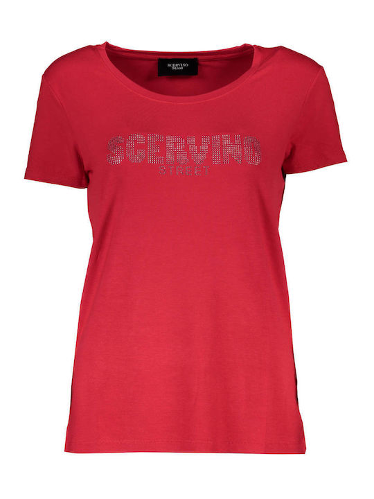 Scervino Street Гуника Тениска Rosso