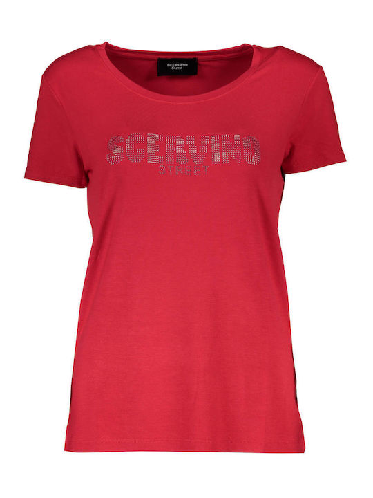 Scervino Street Damen T-Shirt Rosso