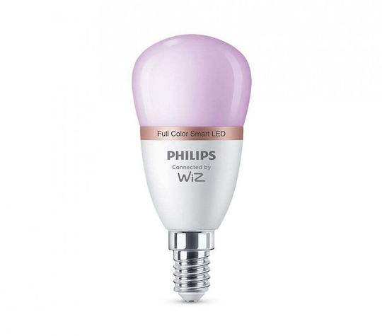 Philips Умна LED Лампа 4.9W за Цокъл E14 и Форма P45 RGB 470лм
