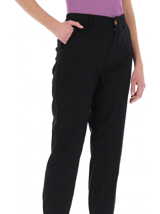 Dama Tesatura Pantaloni Black
