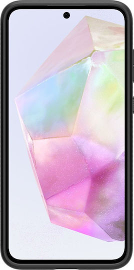Liquid Air Back Cover Σιλικόνης Matte Black (Galaxy A35) ACS07519
