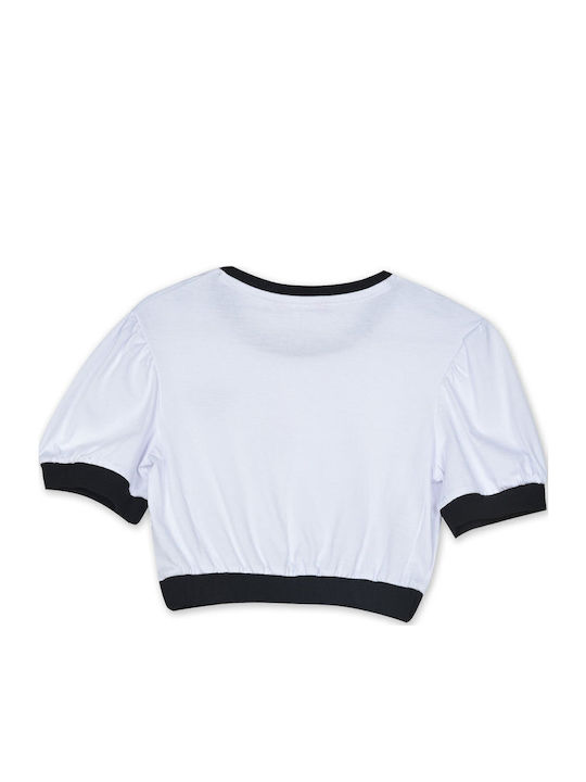 BodyTalk Crop Top Λευκό
