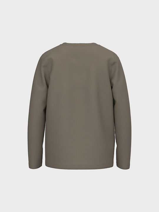 Kinderoberteile Langärmelig Khaki Skate