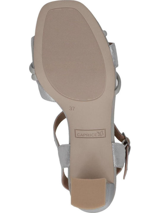 Leather Sandals Silver
