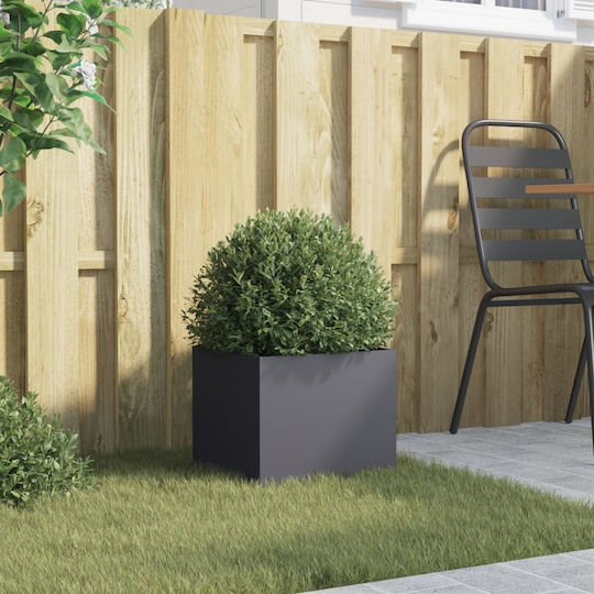 vidaXL Planter Box Plastic Charcoal 32x29x30cm.