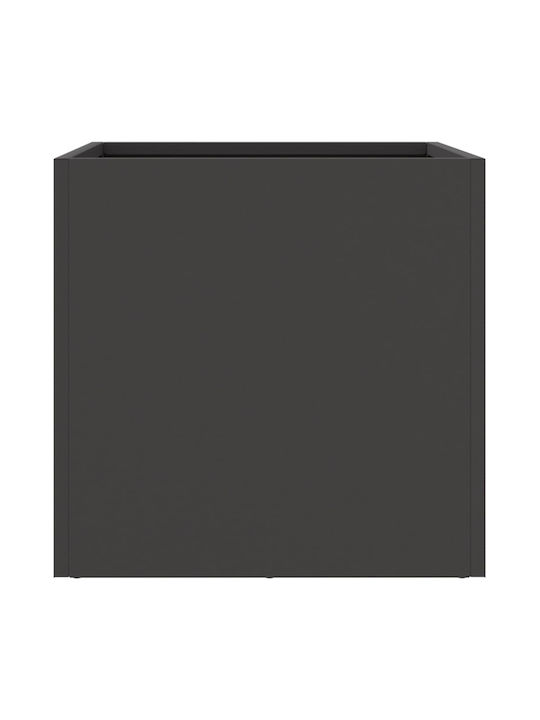 vidaXL Set 2 Jardiniere Plastice Negru