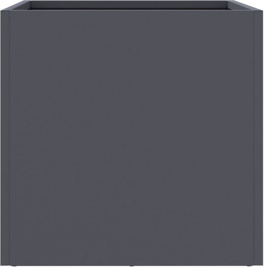 vidaXL Planter Box Plastic Charcoal 32x29x30cm.