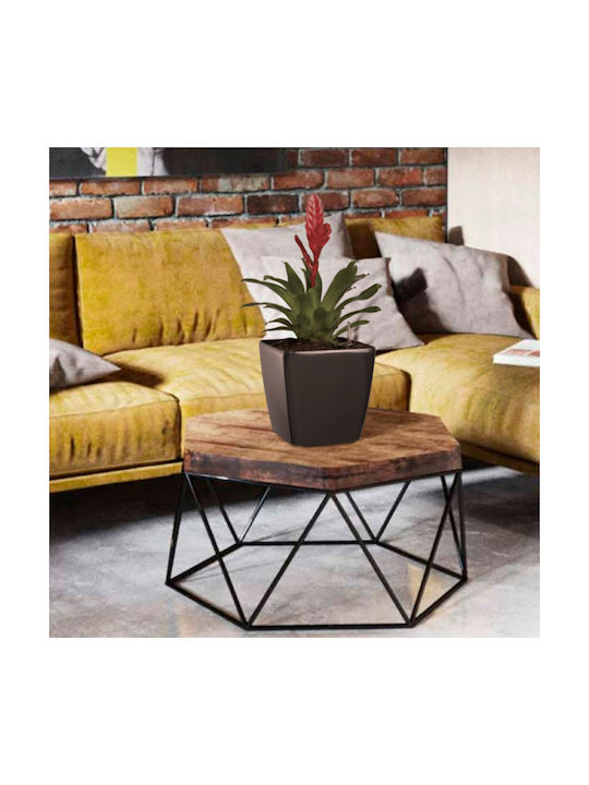 Hydrostab Γλάστρα Πλαστική Μαύρη 25x24x25εκ.