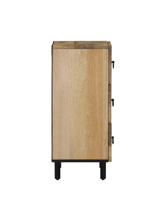 Drawers Storage Made of Metal & Wood L40xW33xH75cm