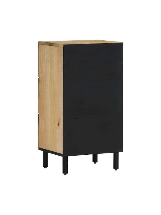 Drawers Storage Made of Metal & Wood L40xW33xH75cm