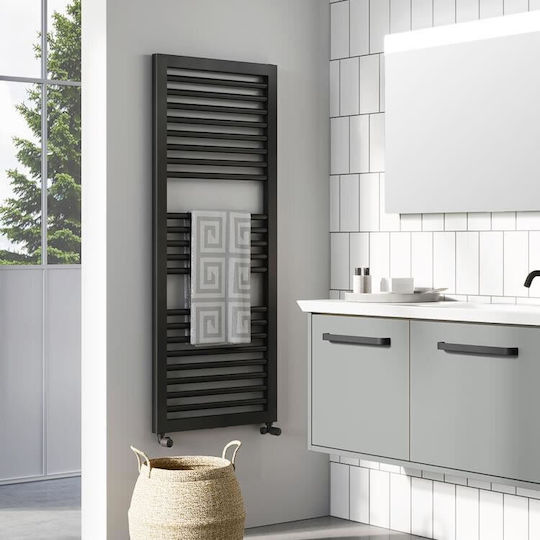 Altherm Релса за кърпи за Баня 900x500 747ккал/ч Черен