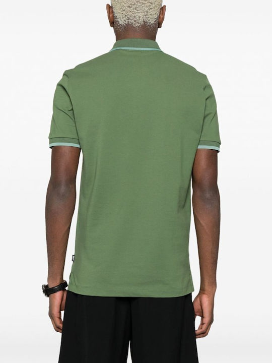 Hugo Boss Bluza Bărbătească cu Mânecă Scurtă Polo Verde