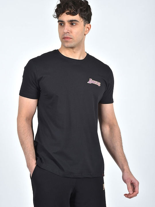 Clever Men's Athletic T-shirt Short Sleeve Black