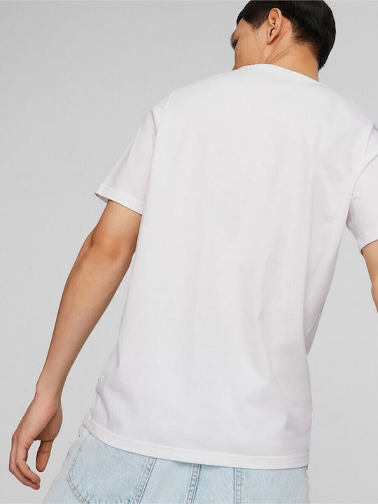 PUMA Cat T-shirt Λευκό