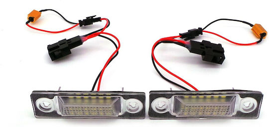 Kennzeichenbeleuchtungen LED 12V für Ford Galaxie Seat Alhambra Volkswagen Sharan 2Stück