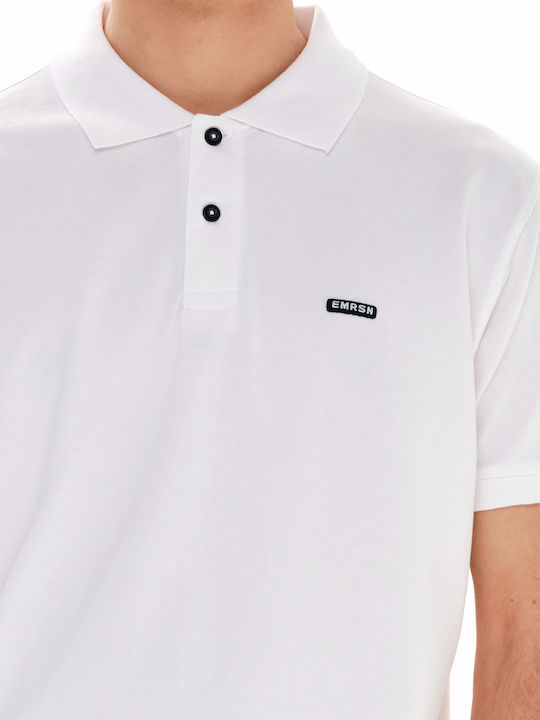 Polo Bluza Tricou Cu Mânecă Scurtă Albă