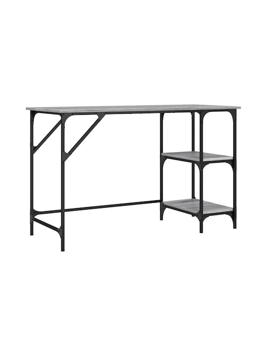 Schreibtisch Holz Gray mit Metallbeinen 120x50x75cm