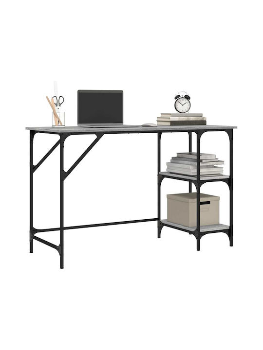 Schreibtisch Holz Gray mit Metallbeinen 120x50x75cm