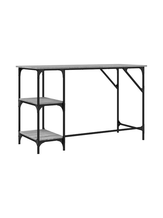 Schreibtisch Holz Gray mit Metallbeinen 120x50x75cm